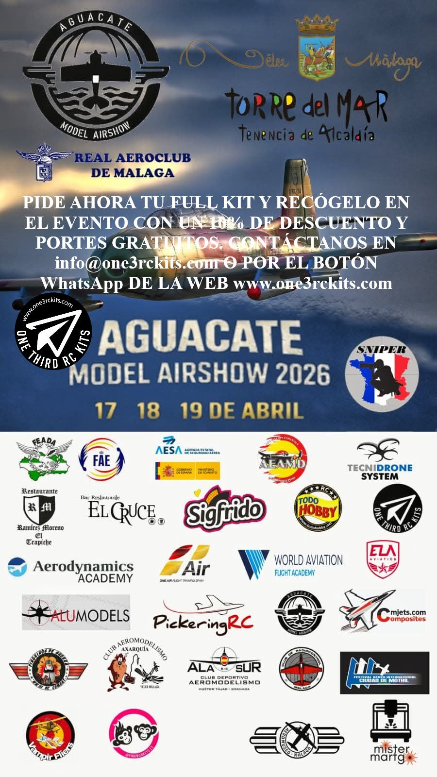 OFERTA ESPECIAL AGUACATE MODEL AIRSHOW 2026