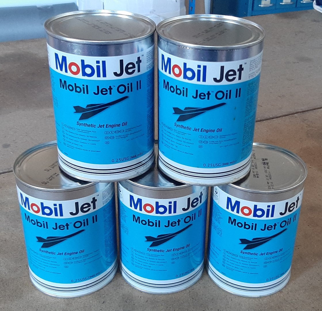 ACEITE MOBIL JET OIL II - 5 x LATAS