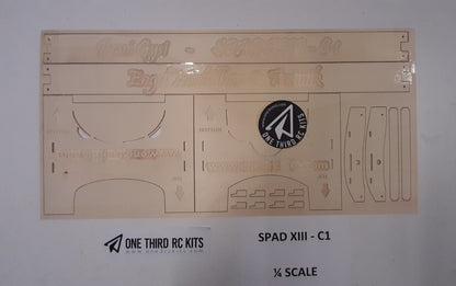 SPAD XIII PRO 1/4 scale
